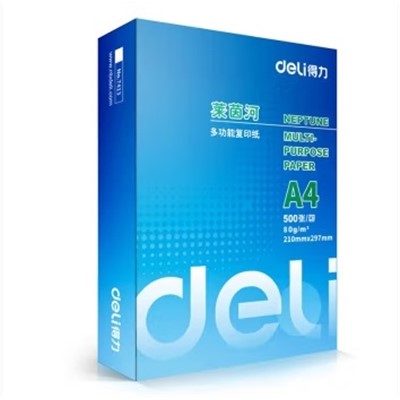 得力（deli）7400 复印纸 A4 70g复印纸 500张/包 5包/箱(2500张)
