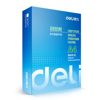 得力（deli）7419 复印纸 A4-80g复印纸 500张/包 5包/箱(2500张)